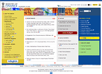 Website of Ministry of Finance